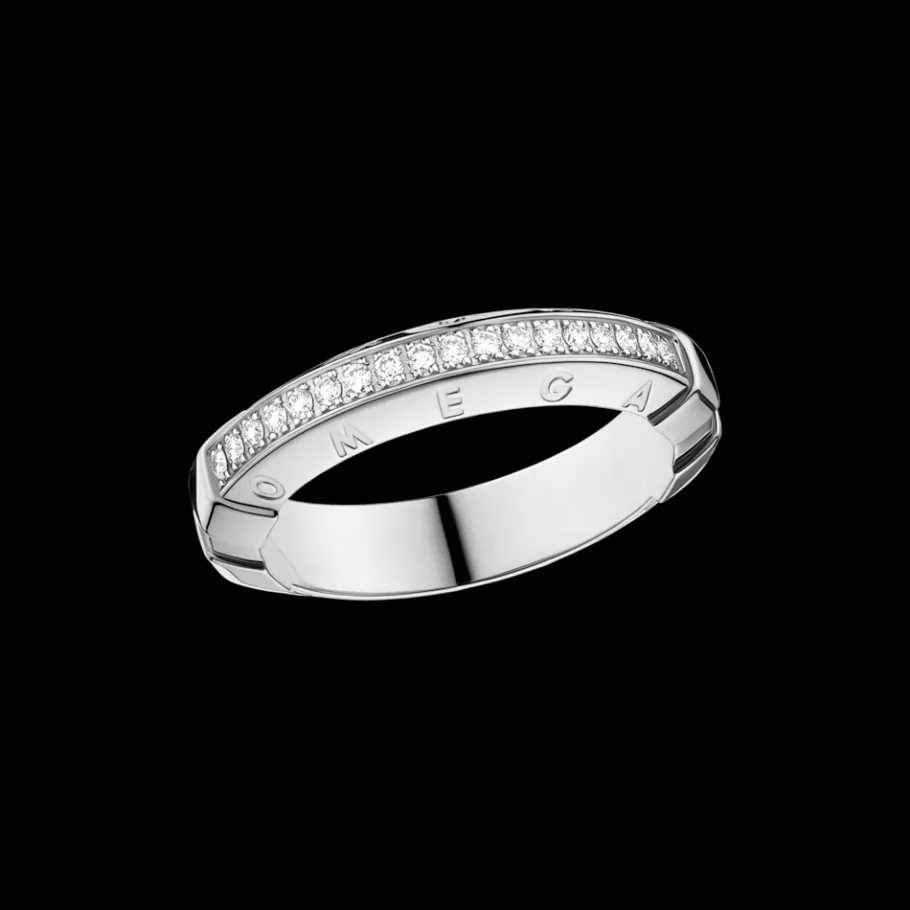 Bague, or blanc 18k, diamants|OMEGA Discount