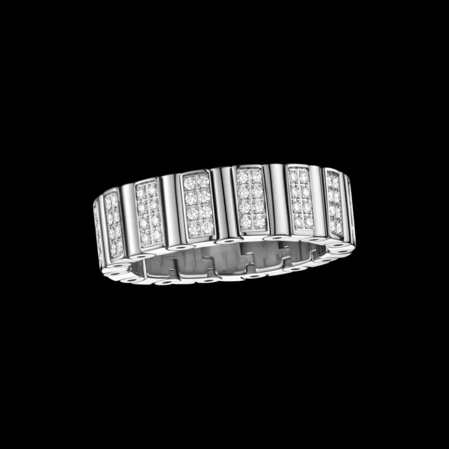 Bague, or blanc 18k, diamants|OMEGA Outlet