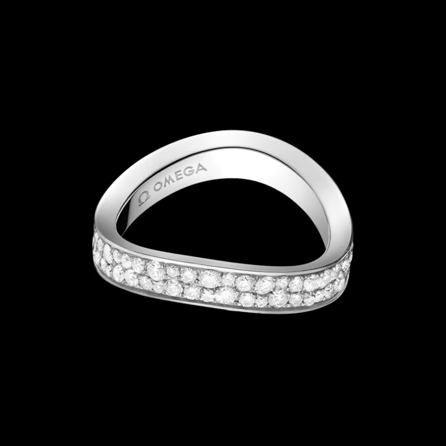 Bague, or blanc 18k, diamants|OMEGA Best