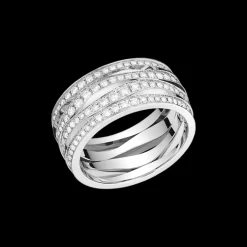 Bague, or blanc 18k, diamants|OMEGA Sale