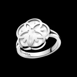 Bague, or blanc 18k, nacre|OMEGA Sale