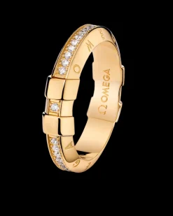 Bague, or jaune 18k, diamants|OMEGA Fashion