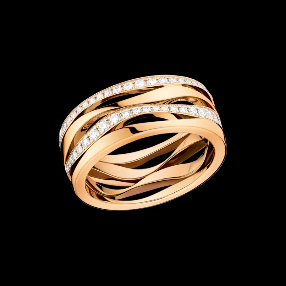 Bague, or jaune 18k, diamants|OMEGA Hot