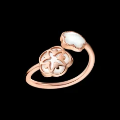 Bague, or rouge 18k, nacre|OMEGA Clearance