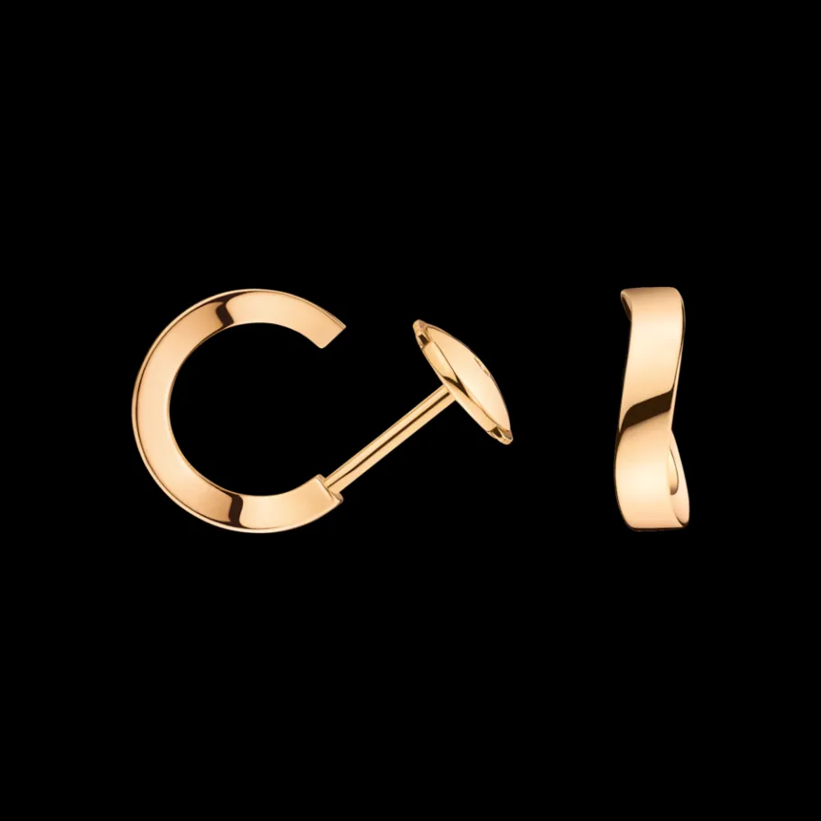 Boucle d'oreille, or jaune 18k|OMEGA New