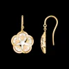 Boucle d'oreille, or jaune 18k, nacre|OMEGA Clearance