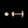 Boucle d'oreille, or rouge 18k, diamants|OMEGA Online
