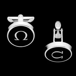 Bouton de manchette, acier inoxydable|OMEGA Sale