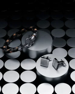 Bouton de manchette, acier inoxydable|OMEGA Clearance