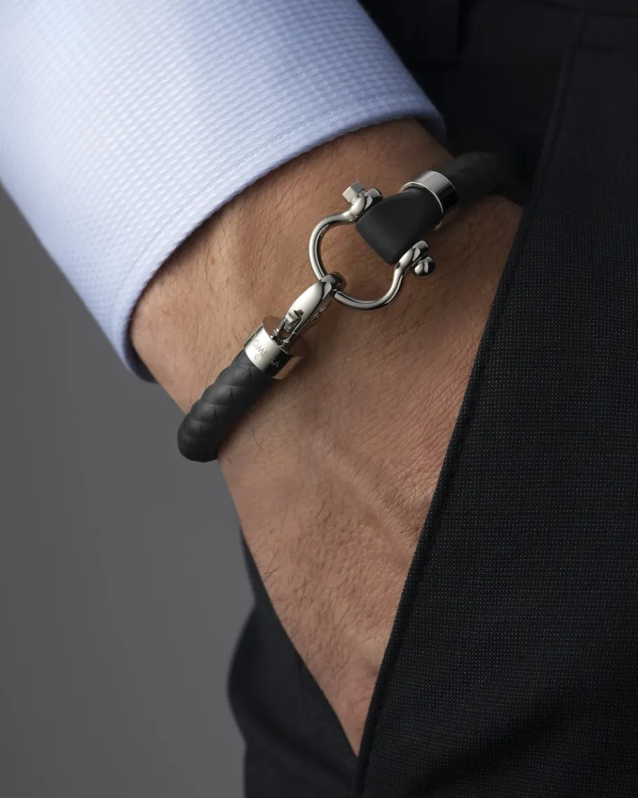 Bracelet, caoutchouc, acier inoxydable|OMEGA Hot