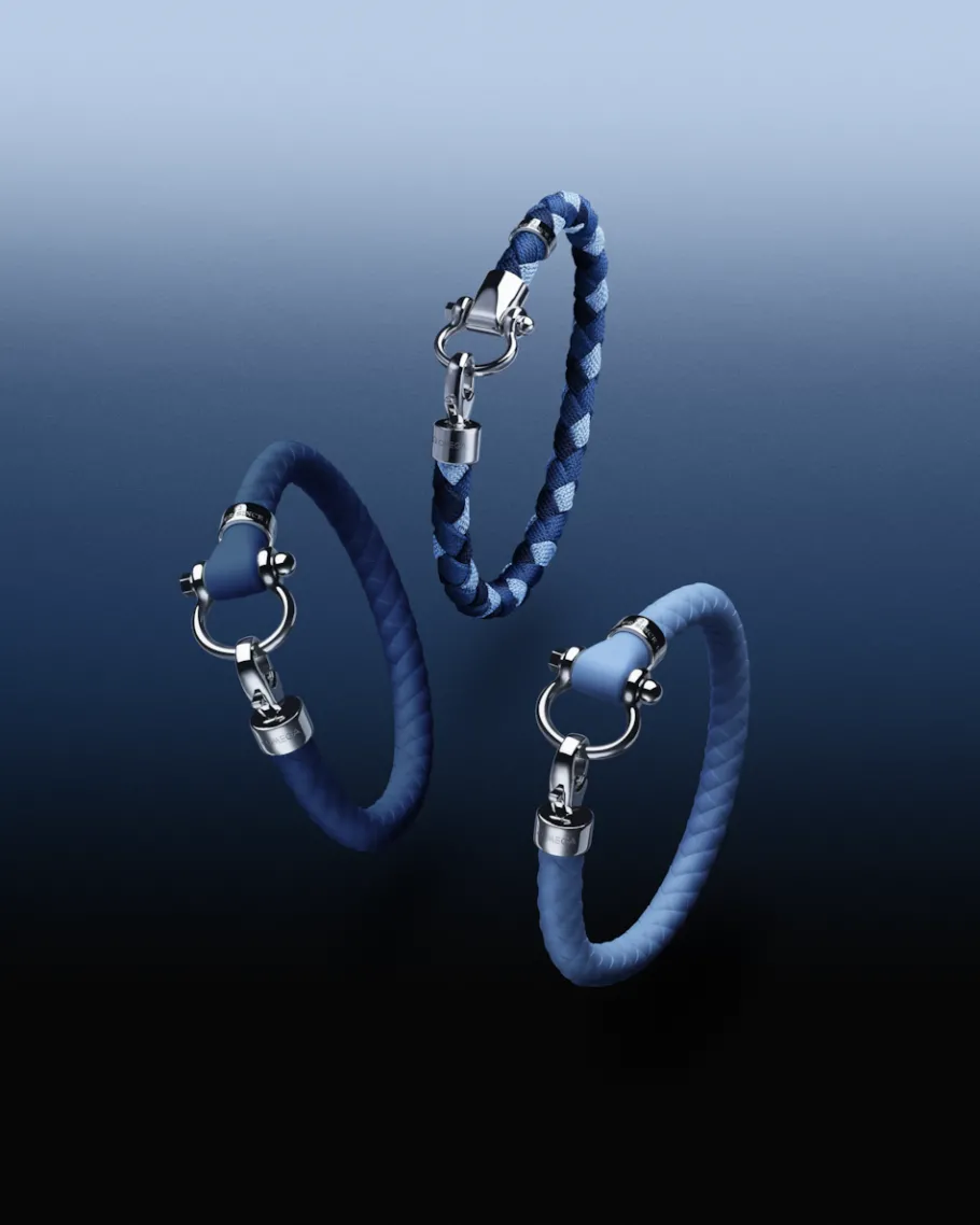 Bracelet, caoutchouc, acier inoxydable|OMEGA Outlet