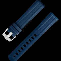 Bracelet en caoutchouc bleu Seamaster Diver 300M avec boucle ardillon|OMEGA Discount