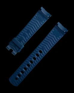 Bracelet en caoutchouc bleu Seamaster Diver 300M avec boucle ardillon|OMEGA Discount