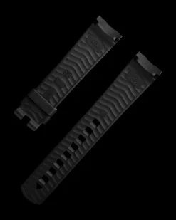 Bracelet en caoutchouc noir Seamaster Diver 300M avec boucle ardillon|OMEGA Discount