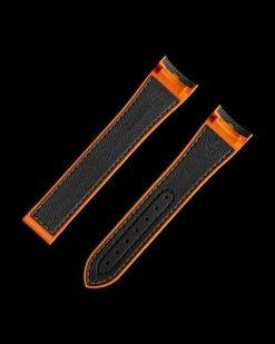 Bracelet en caoutchouc noir Seamaster Planet Ocean 600M avec boucle déployante|OMEGA Outlet