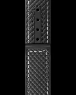 Bracelet en caoutchouc noir Seamaster Planet Ocean 600M avec boucle déployante|OMEGA Fashion