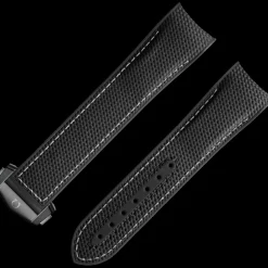 Bracelet en caoutchouc noir Seamaster Planet Ocean 600M avec boucle déployante|OMEGA Clearance