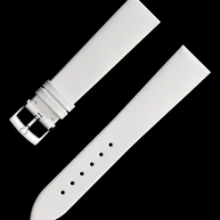 Bracelet en cuir blanc avec boucle ardillon|OMEGA New