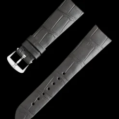Bracelet en cuir d’alligator gris avec boucle ardillon|OMEGA Online