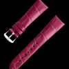 Bracelet en cuir d’alligator rose avec boucle ardillon|OMEGA Online