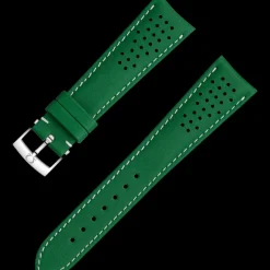 Bracelet en cuir vert avec boucle ardillon|OMEGA Sale