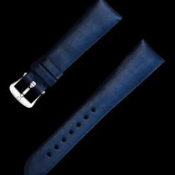 Bracelet en satin technologique bleu avec boucle ardillon|OMEGA Clearance