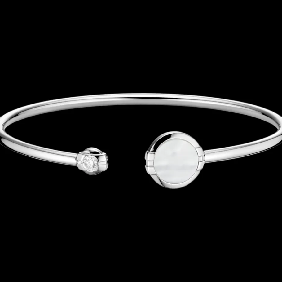 Bracelet, or blanc 18k, diamants, nacre|OMEGA Outlet