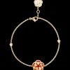 Bracelet, or jaune 18k, cornaline, nacre|OMEGA New
