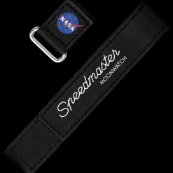 Bracelet Speedmaster Moonwatch deux pièces en VELCRO® noir|OMEGA Online