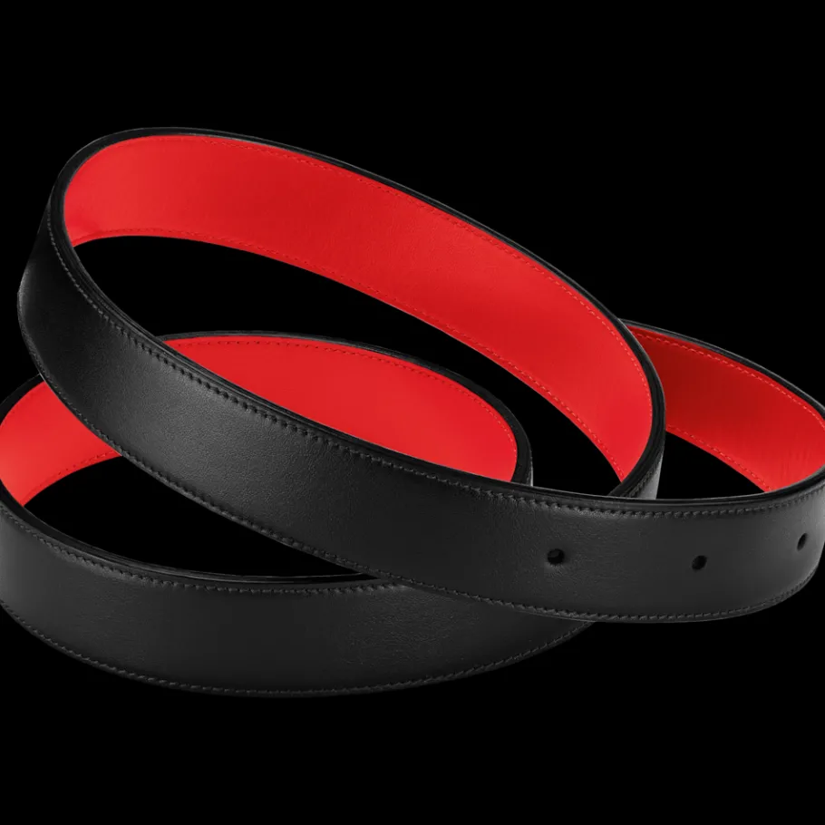 Ceinture, noir / rouge|OMEGA Sale
