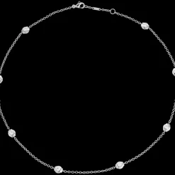 Collier, or blanc 18k, diamants|OMEGA Discount