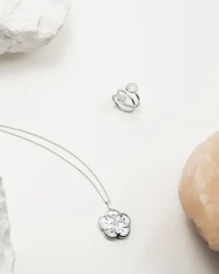 Collier, or blanc 18k, diamants, nacre|OMEGA Best