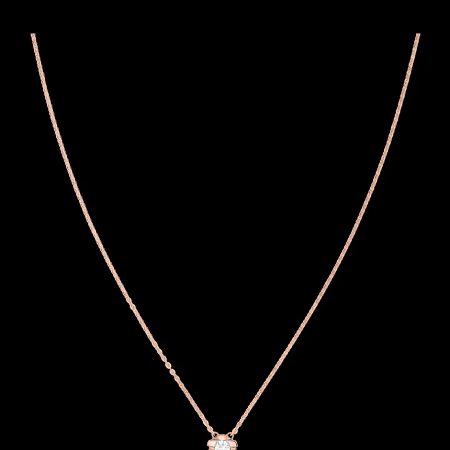 Collier, or rouge 18k, diamants|OMEGA New