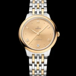 34 mm, acier ‑ or jaune sur acier ‑ or jaune|OMEGA New