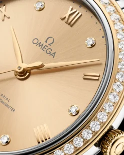 34 mm, acier ‑ or jaune sur acier ‑ or jaune|OMEGA Fashion