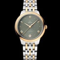 34 mm, acier ‑ or jaune sur acier ‑ or jaune|OMEGA New