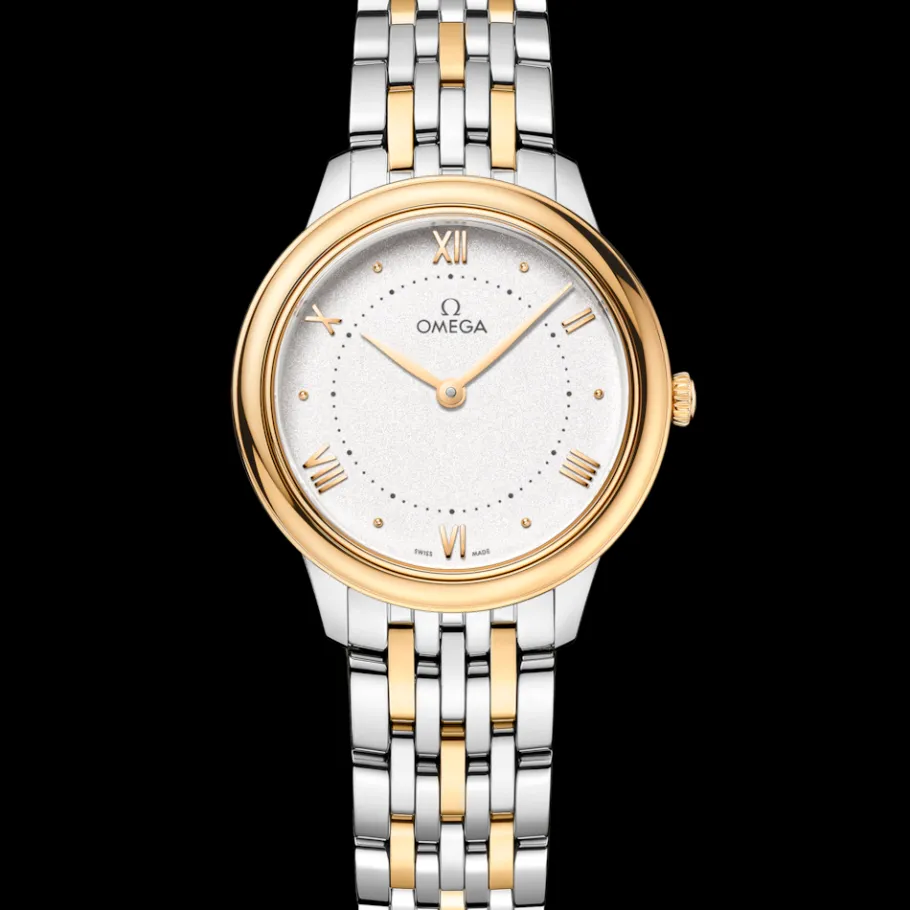 30 mm, acier ‑ or jaune sur acier ‑ or jaune|OMEGA New