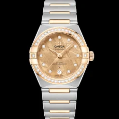 29 mm, acier ‑ or jaune sur acier ‑ or jaune|OMEGA Sale