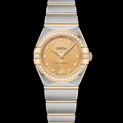 25 mm, acier ‑ or jaune sur acier ‑ or jaune|OMEGA New