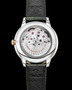 42 mm, acier ‑ or jaune sur alligator|OMEGA Hot