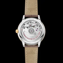 34 mm, acier ‑ or jaune sur bracelet en cuir|OMEGA Clearance