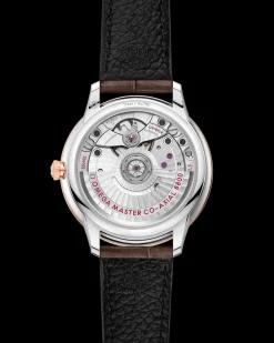 34 mm, acier ‑ or jaune sur bracelet en cuir|OMEGA Sale