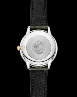 30 mm, acier ‑ or jaune sur bracelet en cuir|OMEGA Sale