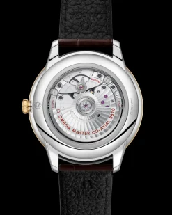 41 mm, acier ‑ or jaune sur bracelet en cuir|OMEGA Clearance