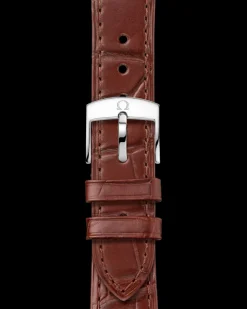 41 mm, acier ‑ or jaune sur bracelet en cuir|OMEGA Clearance