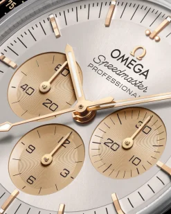 42 mm, acier ‑ or Moonshine™ sur alligator|OMEGA Hot