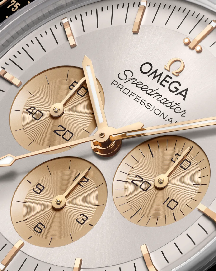 42 mm, acier ‑ or Moonshine™ sur alligator|OMEGA Hot