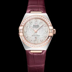 29 mm, acier ‑ or « Sedna™ » sur alligator|OMEGA Outlet