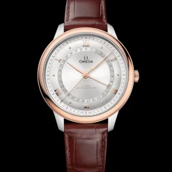 42 mm, acier ‑ or « Sedna™ » sur alligator|OMEGA Sale