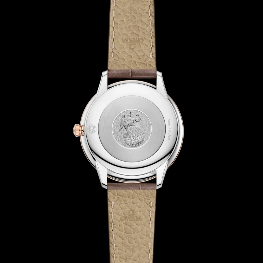 30 mm, acier ‑ or « Sedna™ » sur bracelet en cuir|OMEGA Discount